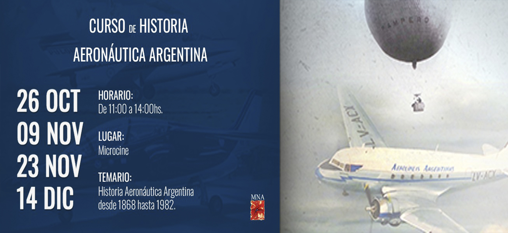 Curso de Historia Aeronautica Argentina
MNA